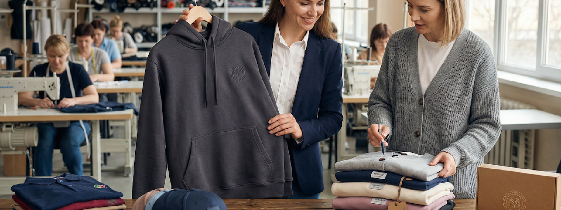 Пошив брендированный одежды оптом под ключ