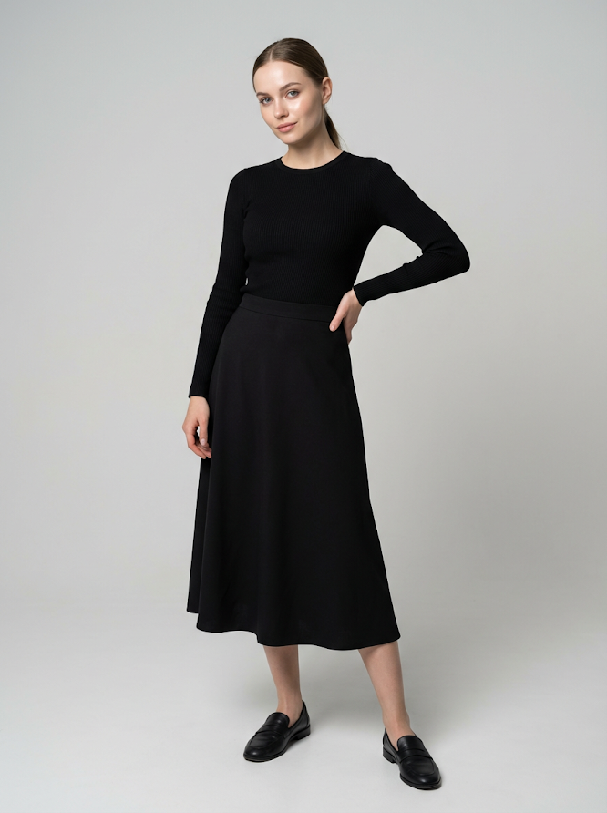 Юбка миди женская