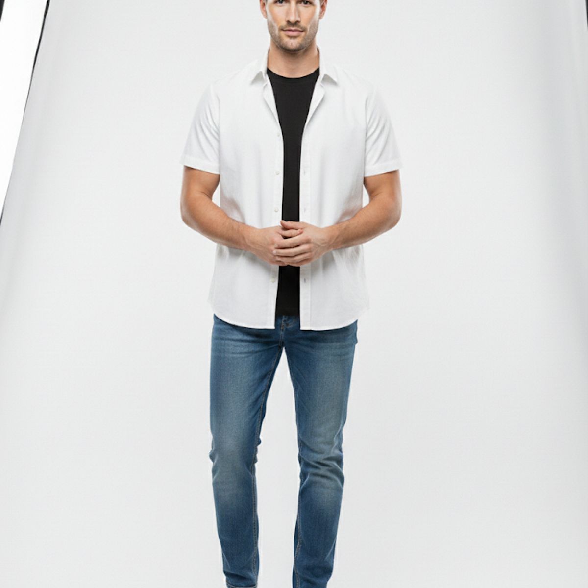 Рубашка с коротким рукавом мужская